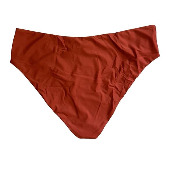 J.Crew High Rise Bikini Bottom, Women’s, Size 3X, Rust Red - Picture 5 of 5